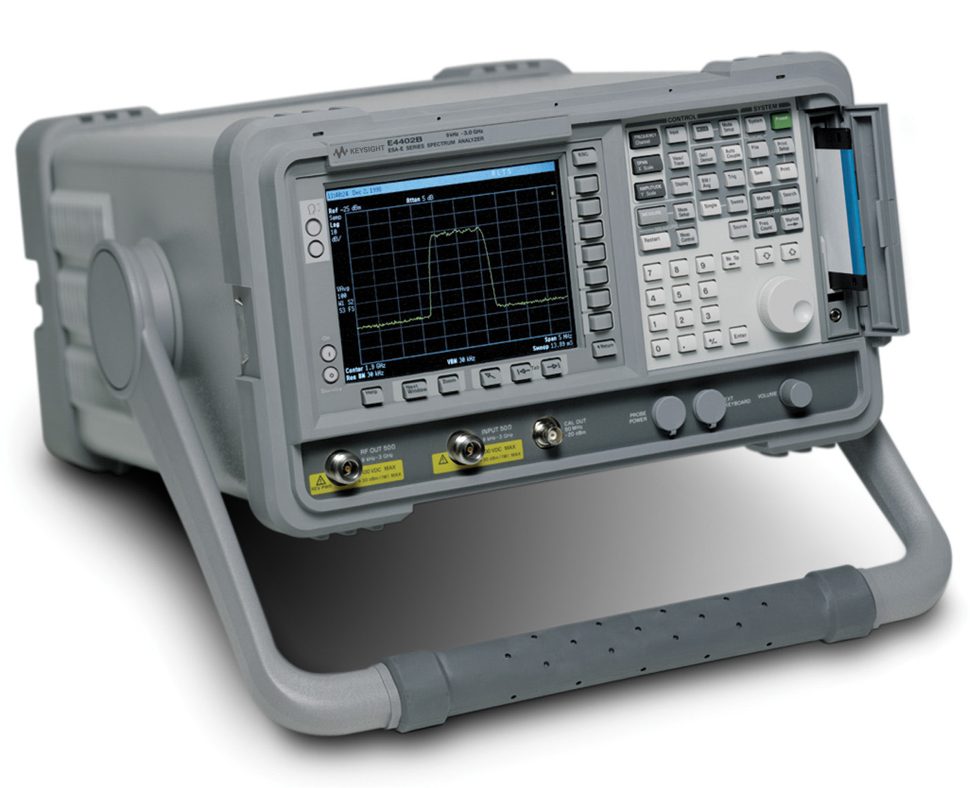 Keysight E4405B ESA-E Spectrum Analyzer with 9 kHz to 13.2 GHz Frequency Range and Temperature Range of 0 to 55 °C