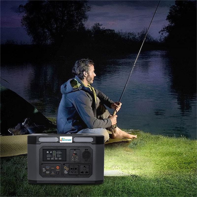 500wh Outdoor Portable Power Station Lithium Qc3.0 Output 18w 9v/2a Ah500
