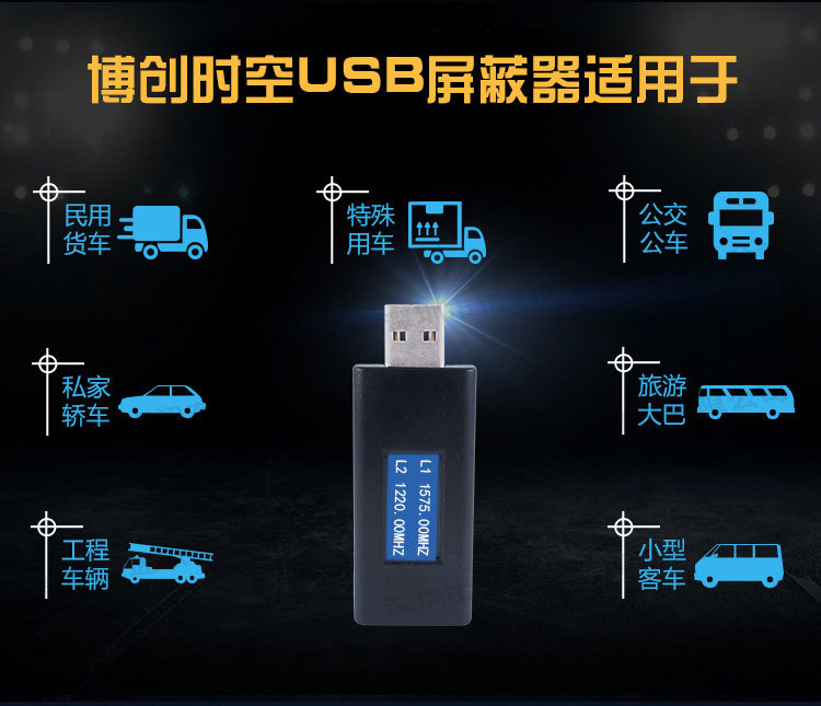 U disk USA GPS jammer + China Beidou shielding equipment + Russian GLONASS positioning signal jammer