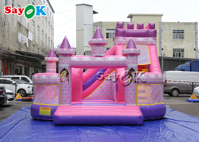 Kid Waterproof Princess Pink Inflatable Boucing Castle 5x5.5x4.2m