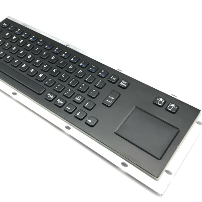 kiosk Industrial IP65 / IK07 KIOSK Stainless Steel Keyboard Language Support Customization Rear Panel Mounted -40℃