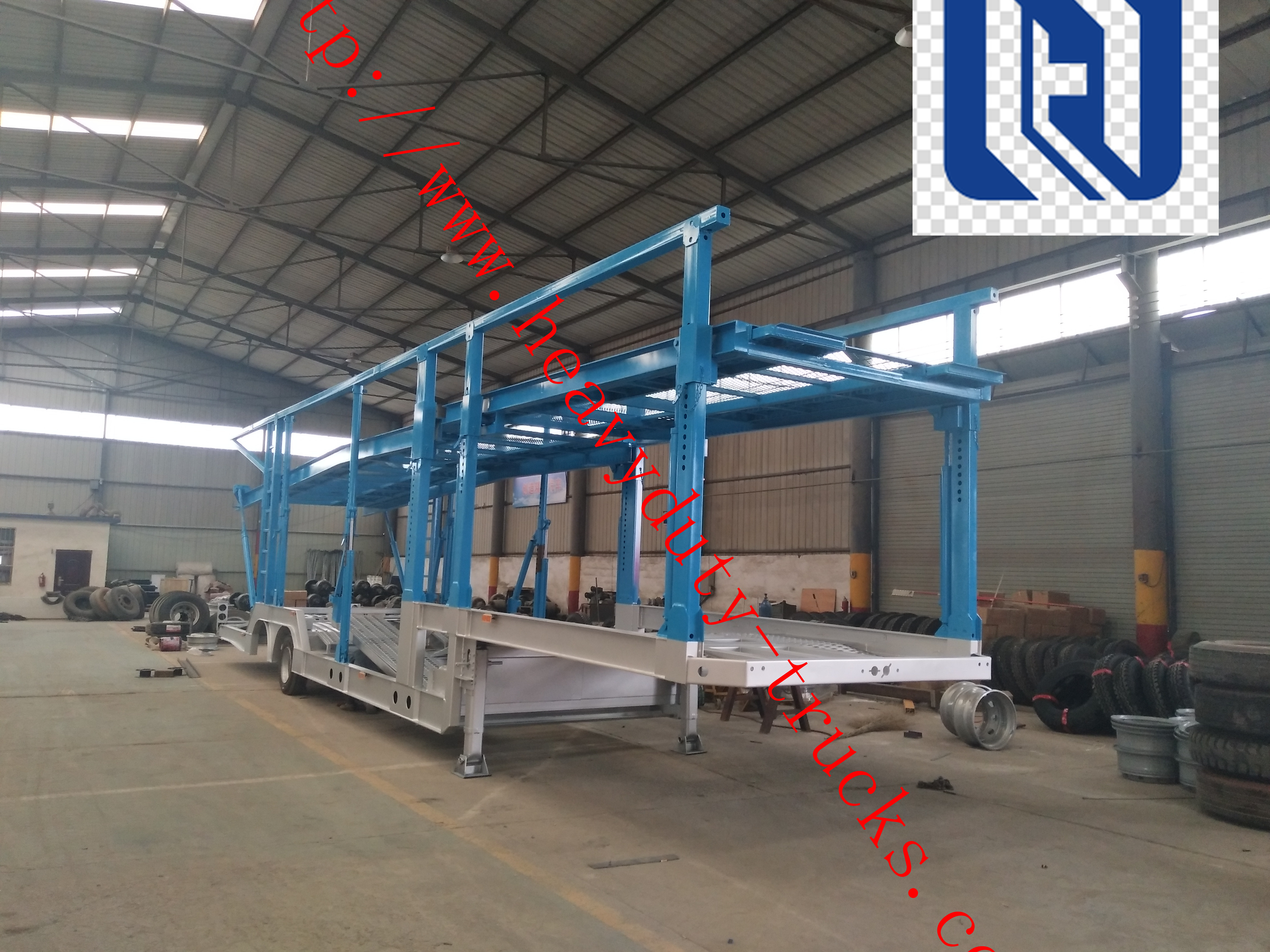 Bulk Cement Semi Trailer car transport