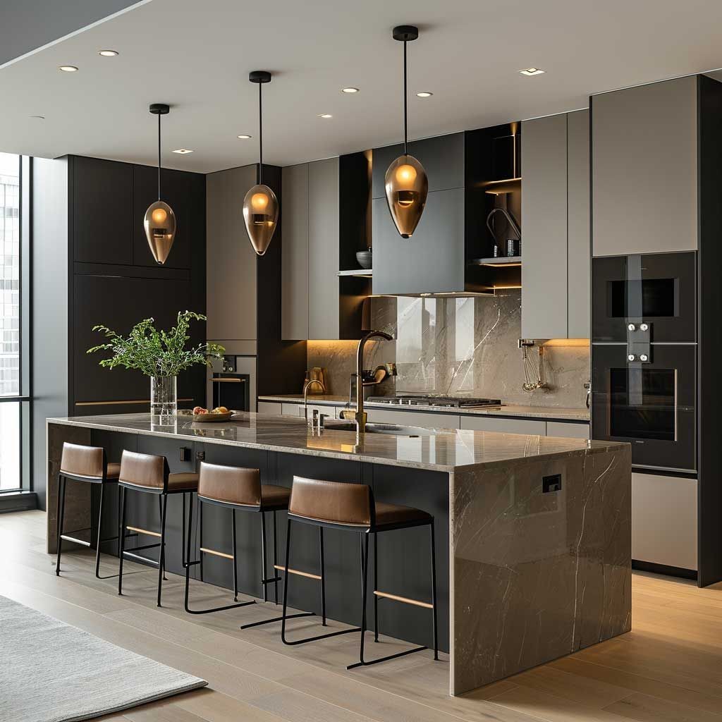 Wood Grain Finish Design Traditional Cheap Kitchen Modern Kitchen Cabinet Furniture