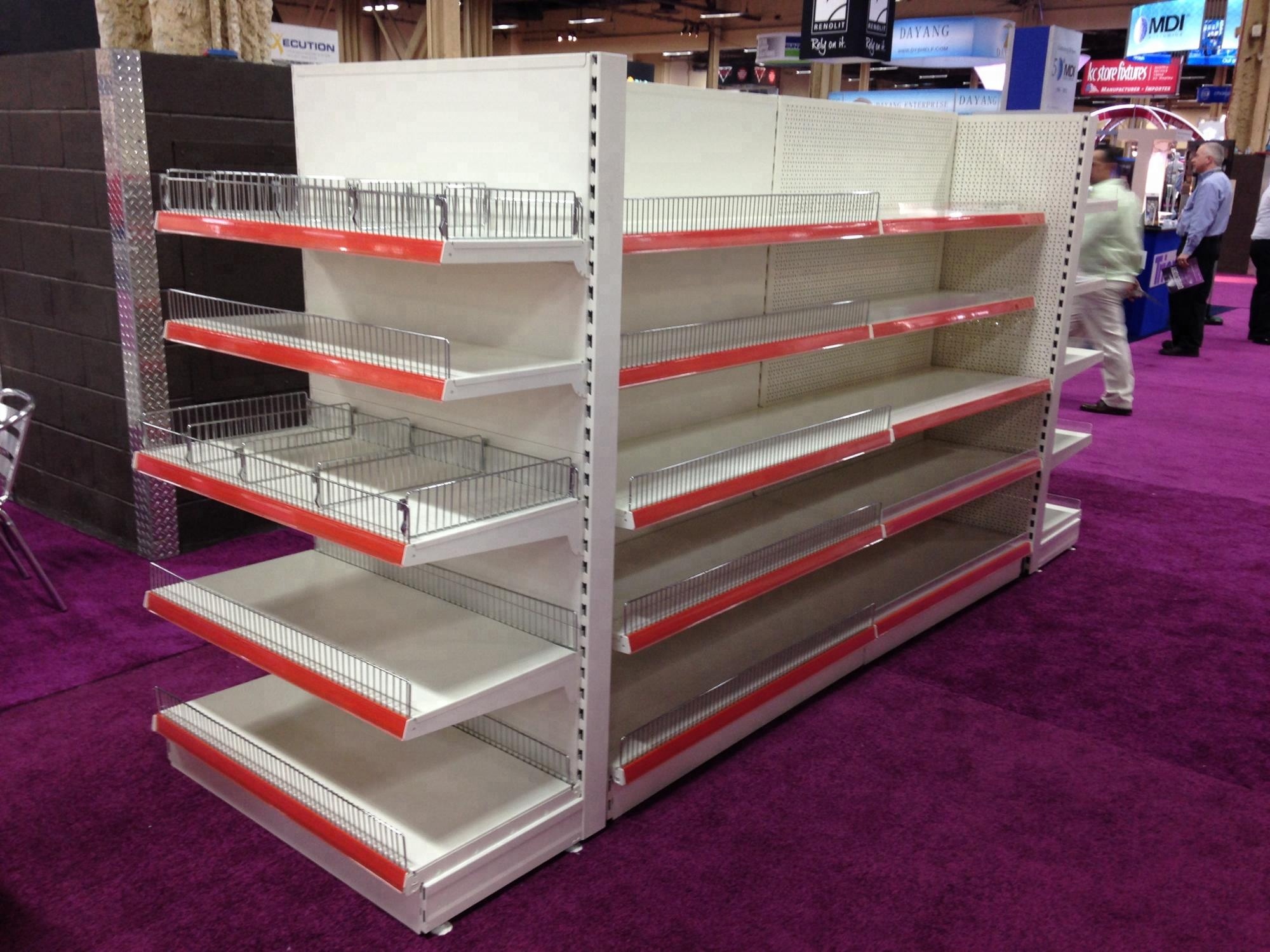 Easy Assembly Supermarket Display Shelving 150KG / Level Loading Capacity