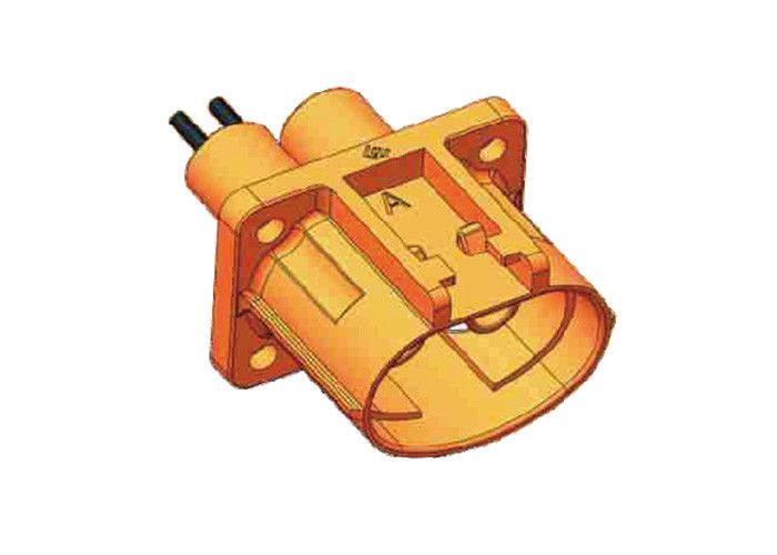 IP68 Waterproof Battery Connectors , UL94V-0 Battery Socket Connector