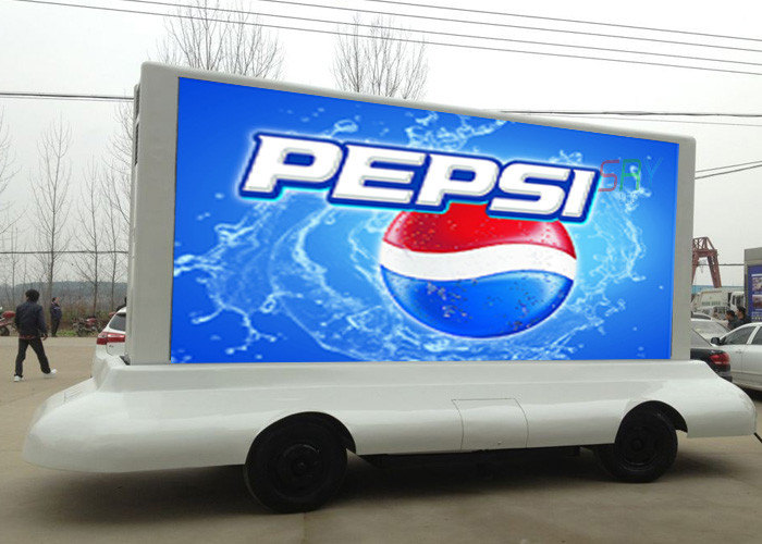 Portable Truck Mounted LED Screen Panel P10mm , Movable LED Display Commercial