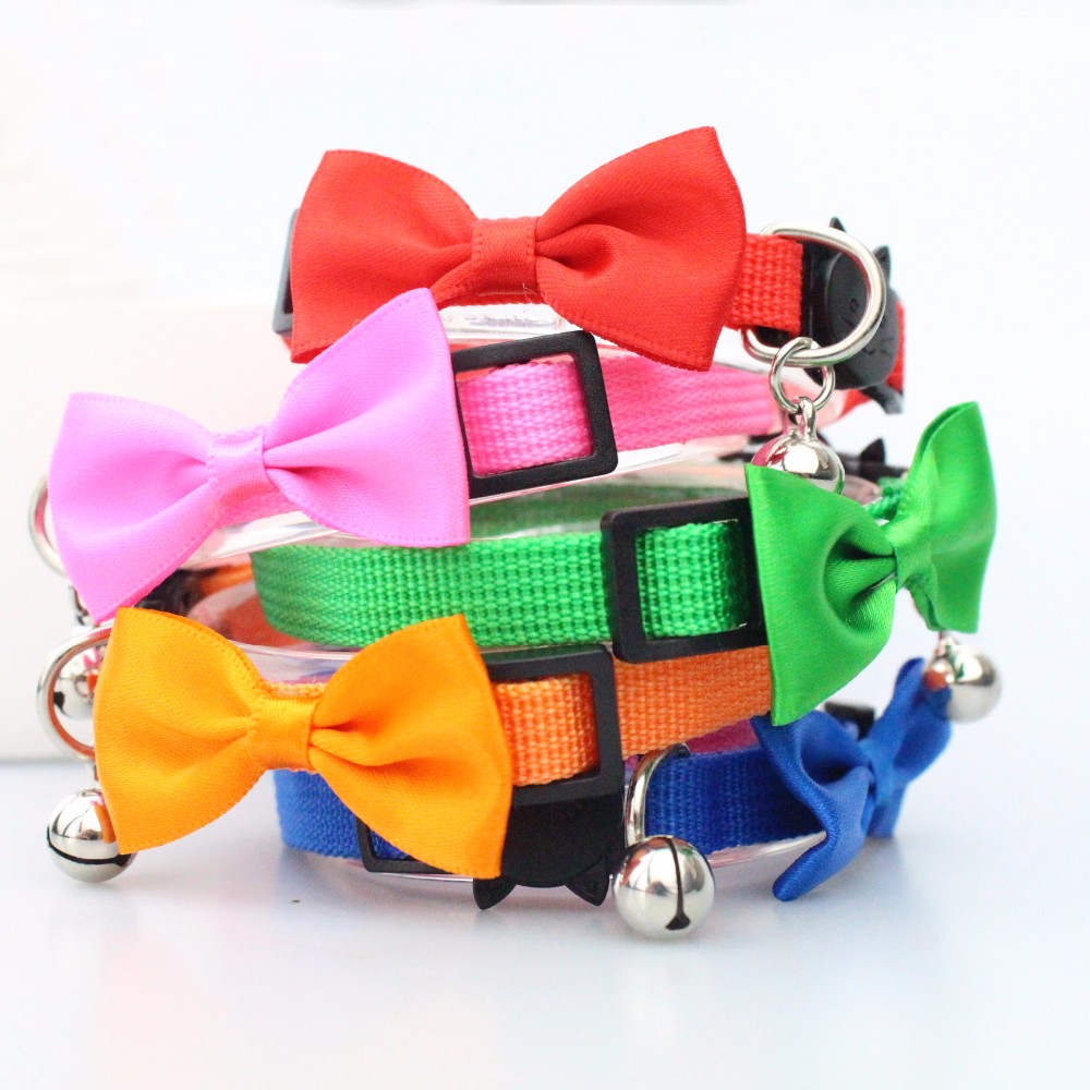 Softy Adjustable Break Away Nylon Cat Collar With Bell Eco - Friendly