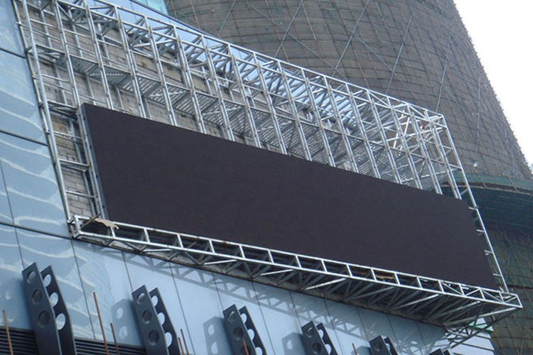 P5 p6 p8 p10 outdoor fixed iron full color front cover access led screen signs wall style front maintenance  led display