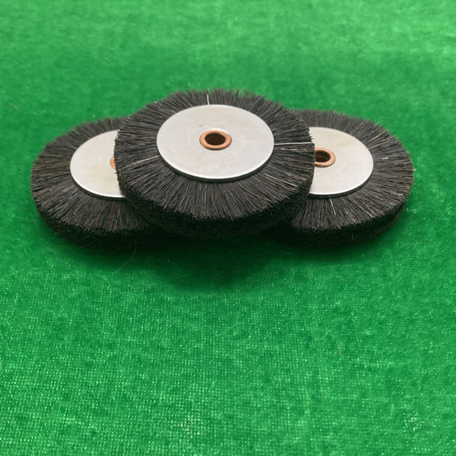 White Color Hard Brush Wheel For Roland Printing Machine
