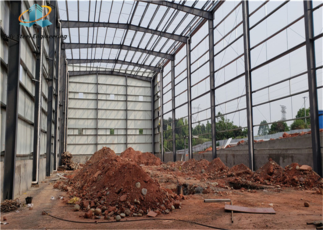 Multi-story prefabricated steel structure building construction large-span prefabricated warehouse workshop cold storage