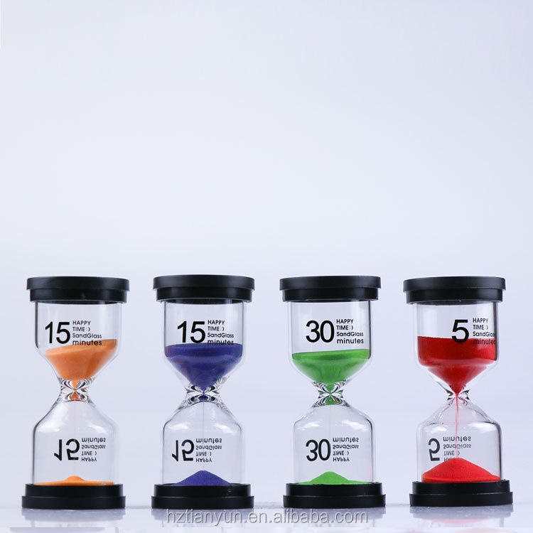 Customized Small Hourglass Sand Timer 1 Minute 3 Minutes 15 Minutes 30 Minutes