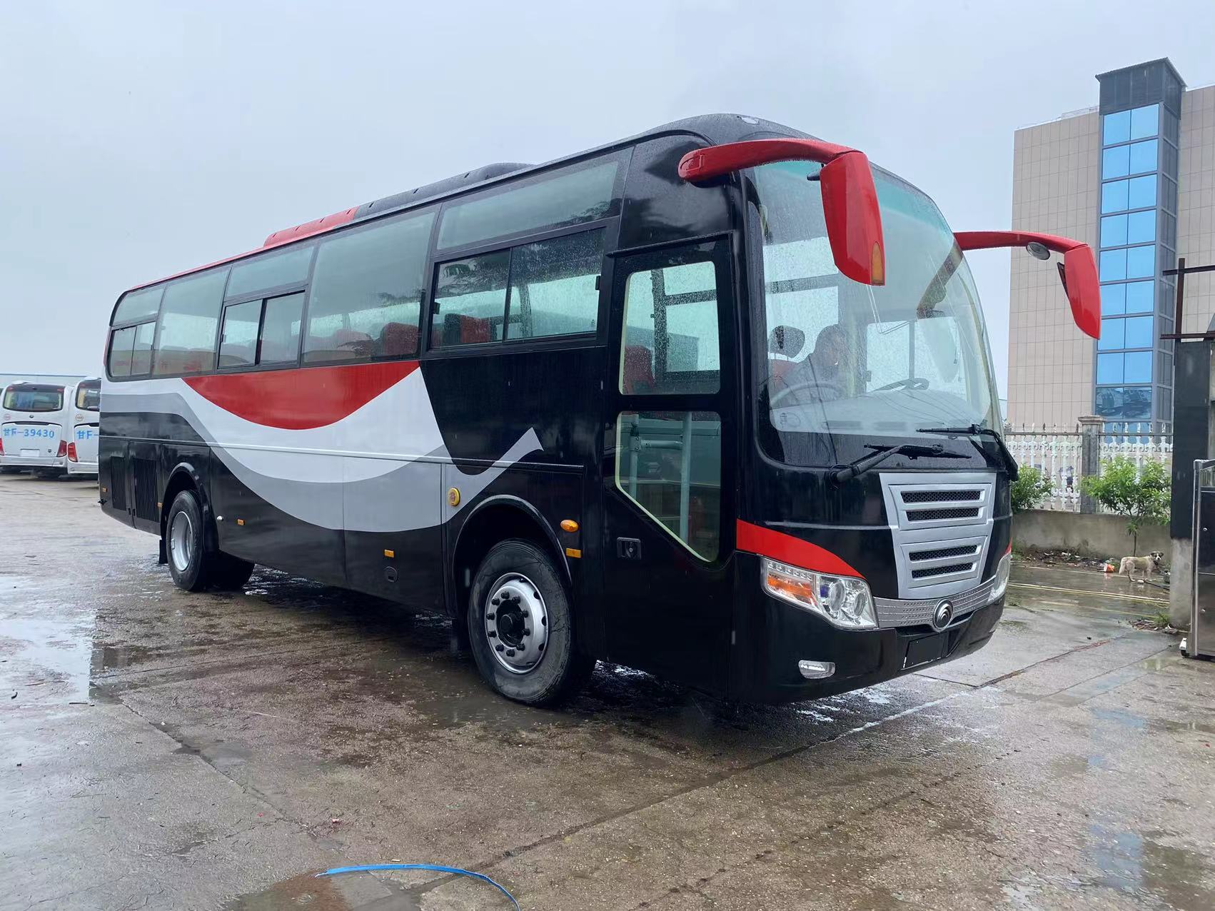 12m Diesel Buses with 12450*2550*3790mm Overall Dimensions and 295/80R22.5-18PR Tyres