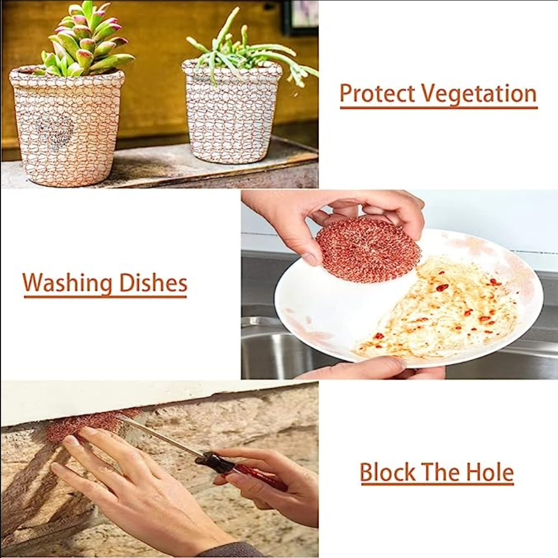 0.2mm-0.28mm Copper Knitted Wire Mesh For Rodent Control ISO9001