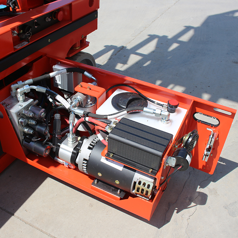 Self propelled Electric Aerial Work Mobile Scissor Lift 4m 6m 8m Height With CE Certification