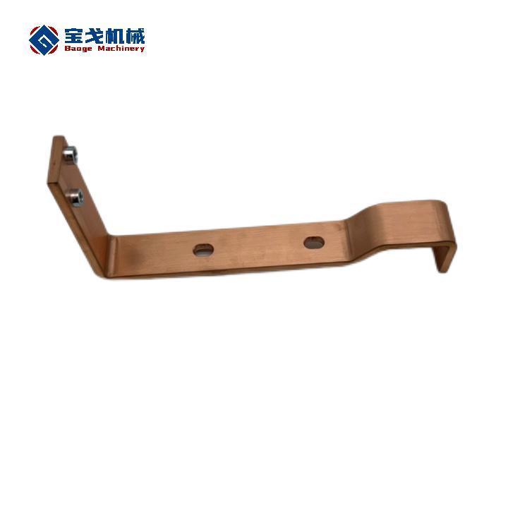 C11000 Copper Busbar Connected to Circuit Breaker in Electrical Panel ISO9001 Certified