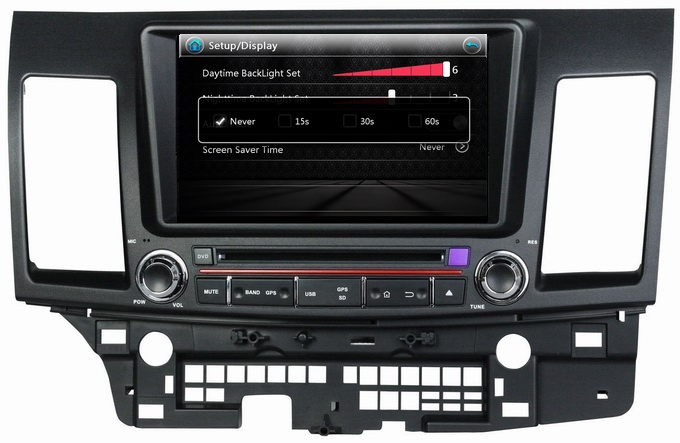 Ouchuangbo Car GPS Satnav DVD Player Mitsubishi Lancer 2006-2012 USB iPod Multimedia System OCB-8062A