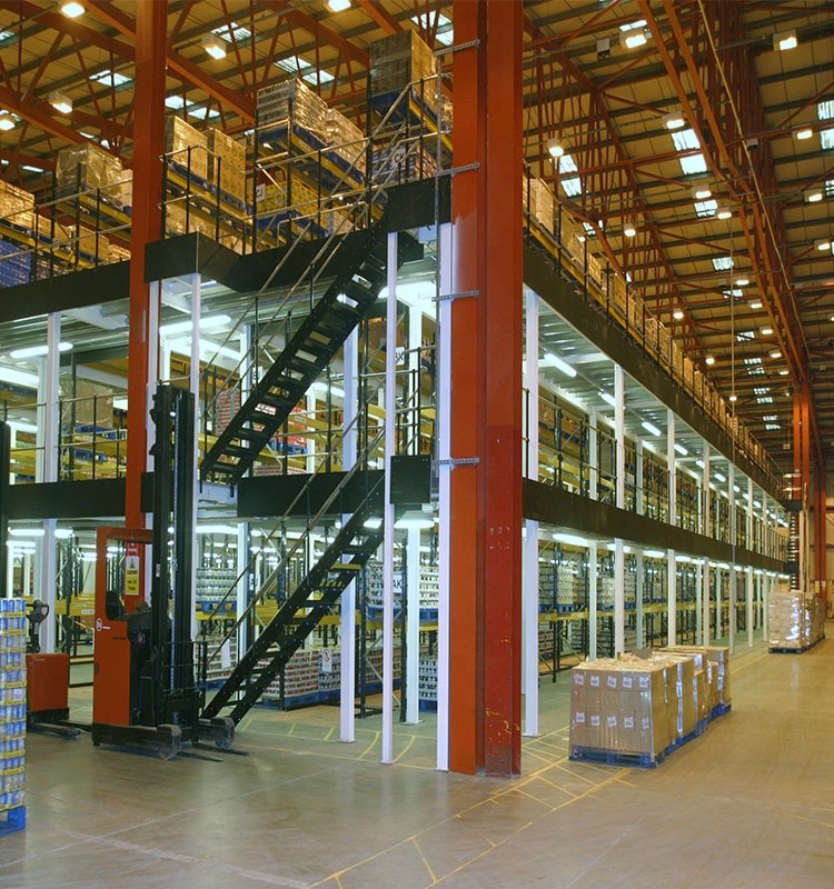 Heavy Goods Industrial Mezzanine Floor Rack System Load Capacity 0-3000kg