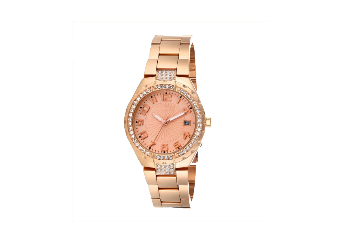 Women Stones Waterproof Wrist Watch , Solid Band Super Luminous Wrist Watches