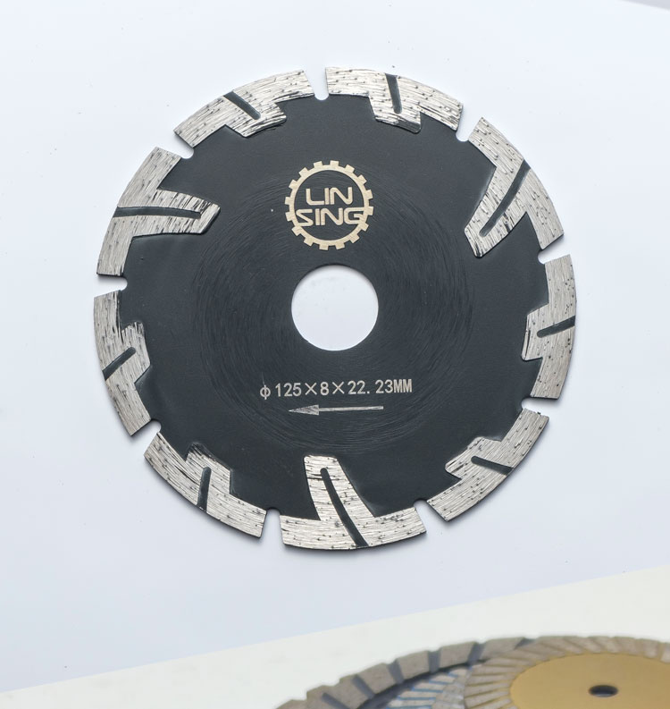 Stone Carving Hot Press Segmented Protection Teeth Cutting Disc for Fast Cutting