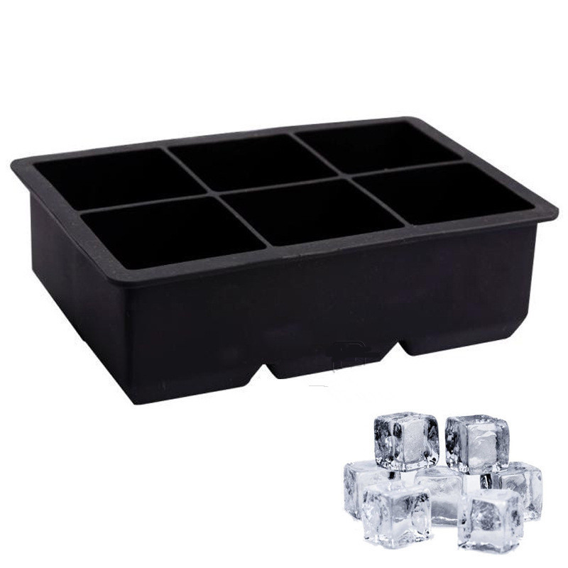 Silicone Ice Cube Trays 3 Pack - Large Size Silicone Ice Cube Molds With Leak Proof Removable Lid Square Ice Cube Tray And BPA Free For Cocktail