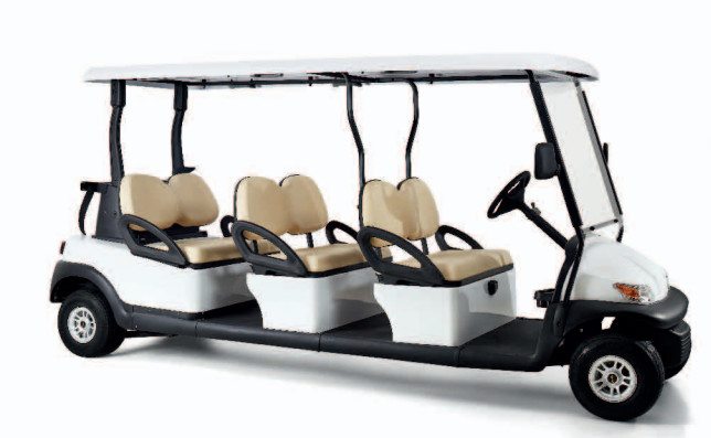 Comfortable Electric 6 Passenger Golf Carts For Mountain Energy Saving