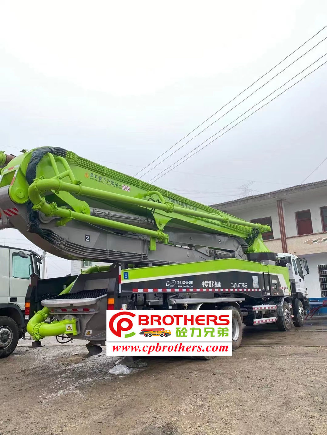 Renovated 2012 Zoomlion 52m Concrete Pump on Isu Zu