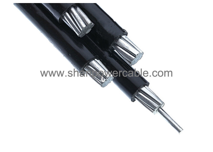 10KV Aerial ACSR Conductors Aerial Bundled Cable Steel Core Aluminium XLPE Insulated