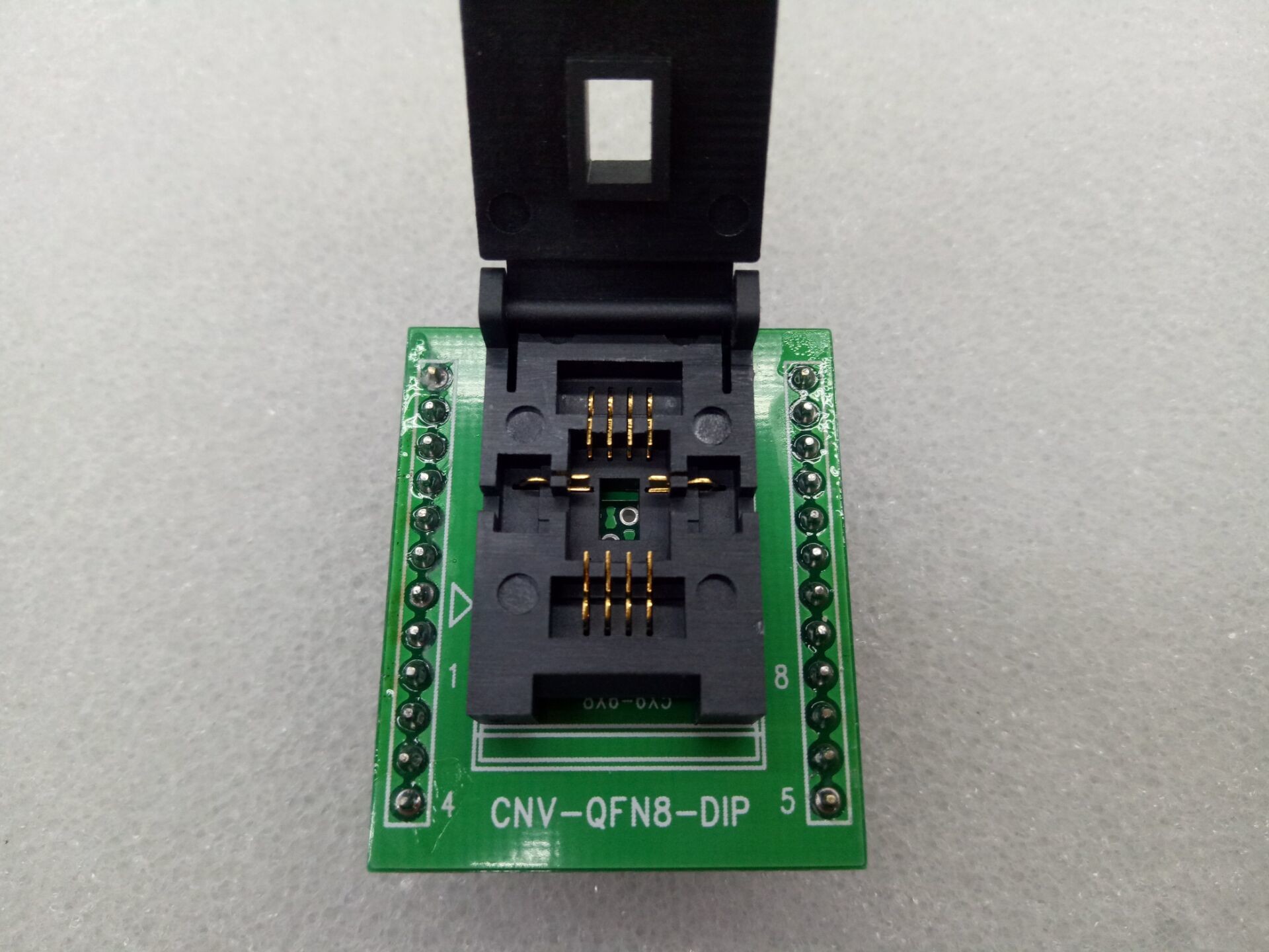 QFN8 TO DIP8 CNV-QFN8-DIP programmer adapter sockets with DFN8 MLF8 size 8*6mm