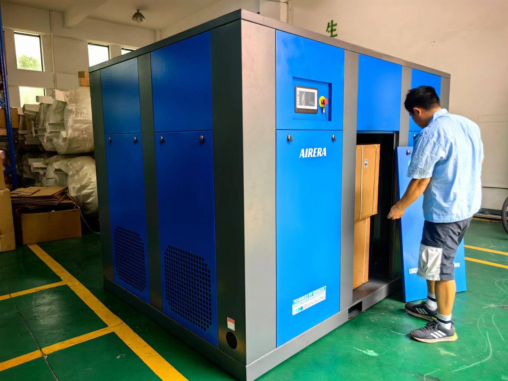 200KW VSD Screw Compressor Energy Saving High Efficiency And Low Noise