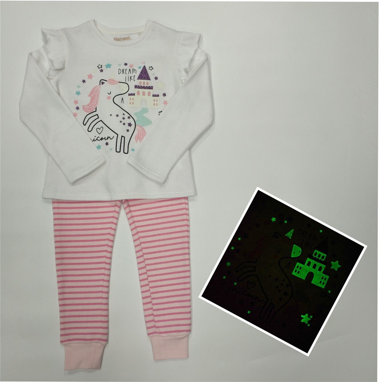 Printed 100% Cotton Sleepwear Set for Girls Customized Design in Autumn and Winter