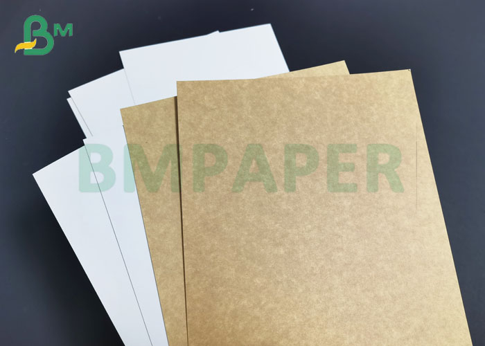 Virgin Pulp 300g 325g C1S Coated Kraft Back Paperboard For food packaging box