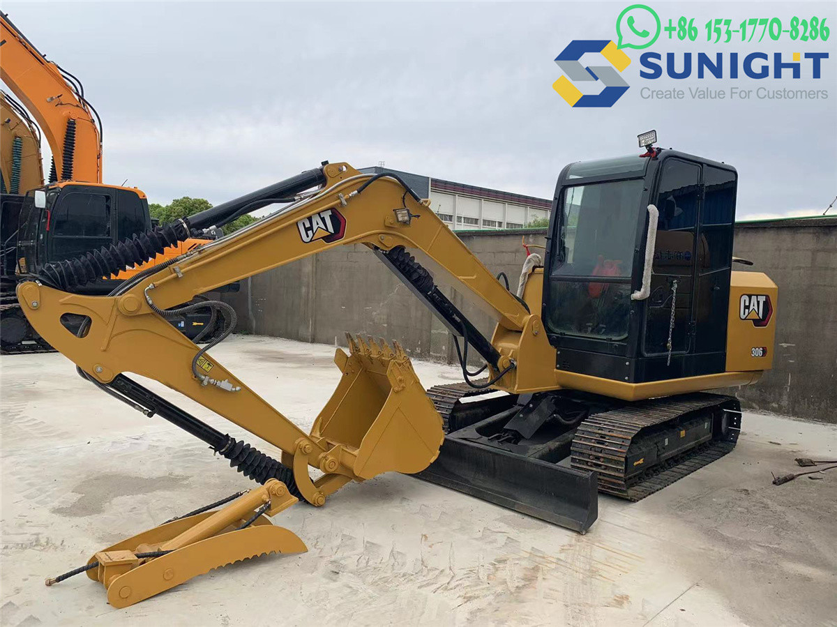 Used Excavator CAT 306E Excellent Condition Short Working Time 6 Ton Second Hand Digger