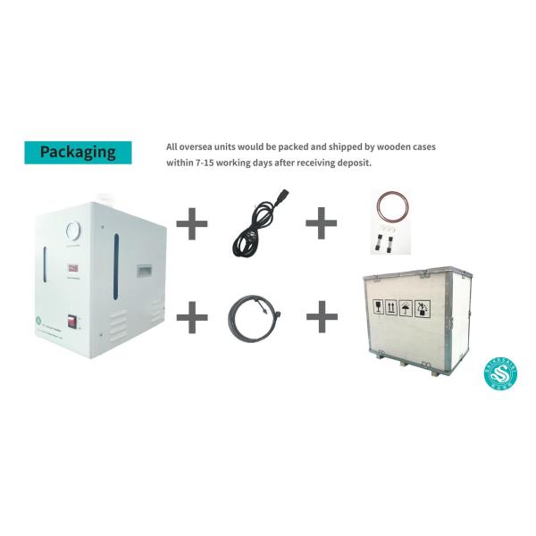 50kg SPM/PEM Ultra-purity High Pressure H2 Hydrogen Generator 3000ml/min Production Rate