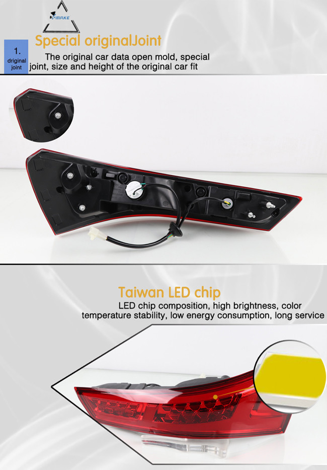 Styling LED Car Tail Light Mg Hector Tail Lamp 2018-2019 Wuling Almaz