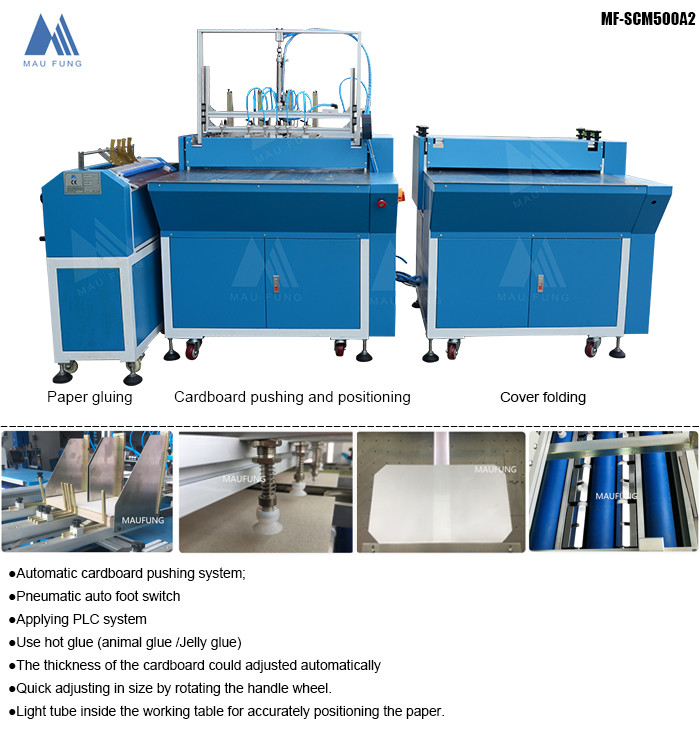 Two Stations Hard Case Making Machine / Semi Auto Case Maker MF-SCM500A2