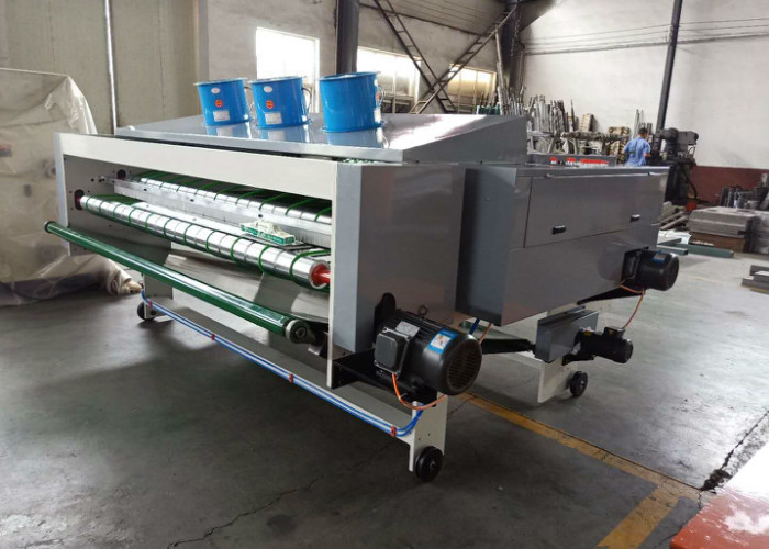 2T Flexo Printer Slotter Die Cutter , 5.8kw 800times/Min Flexo Printing Equipment