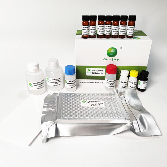Amantadine Diagnostic ELISA Kit For Chicken Pork Duck 96 Wells/Kit Sensitivity 0.2 Ppb