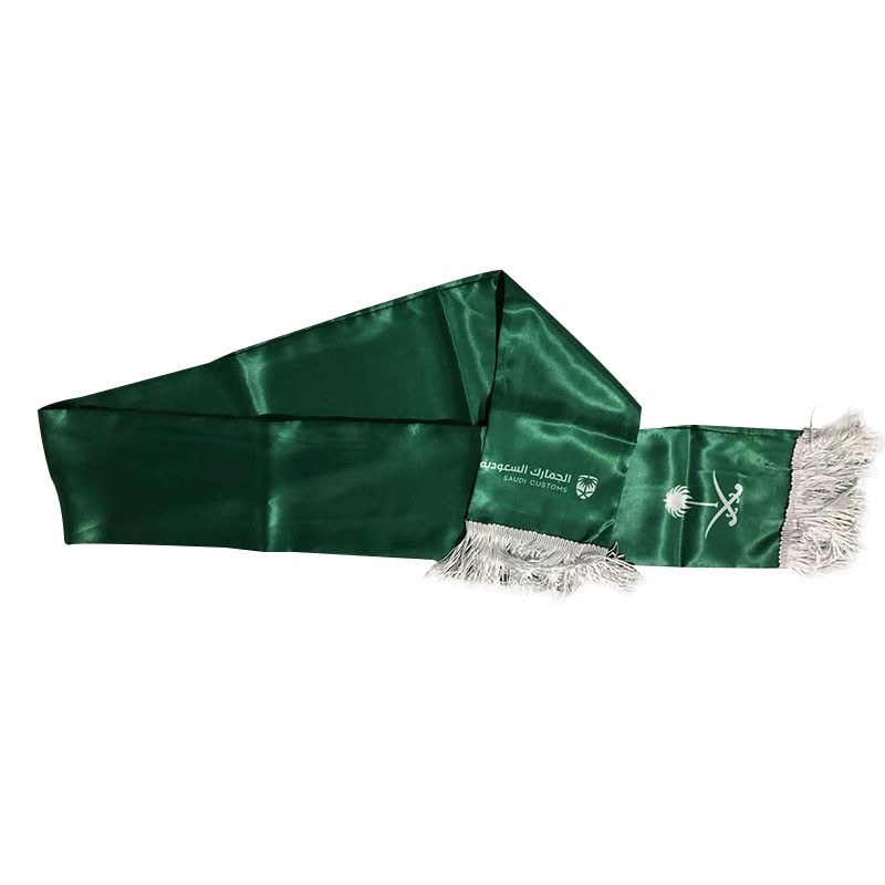 Promotional Sport Knitted Polyester Scraf Personalised Football Scarf