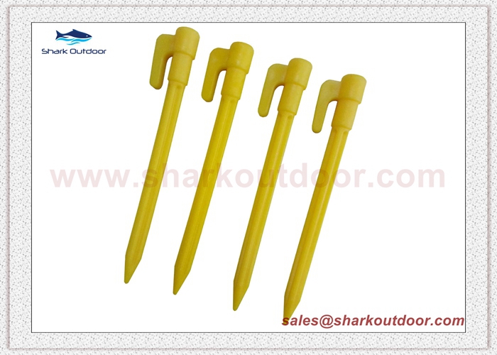 Environment-friendly safety plastic tent peg for beach tent large tent 6 in.