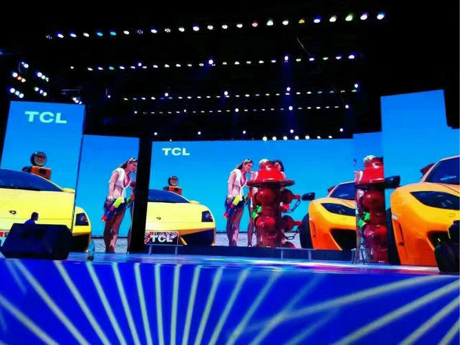 Advertising LED Screens P4.8500x1000mm die casting panel high bright full color Nationstar SMD 1921 outdoor led display