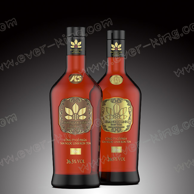 700ml Whisky Glass Bottle With Screw Cork Lid