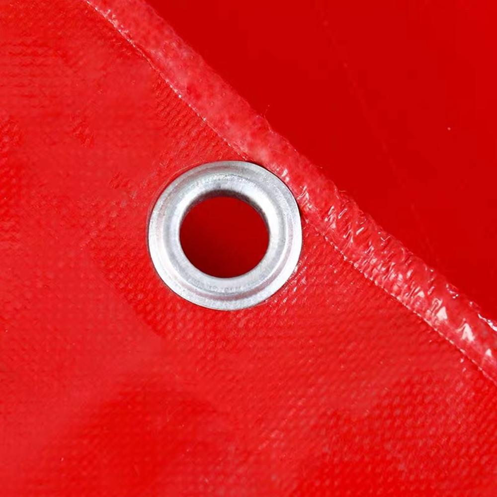 18oz PVC Vinyl Tarpaulin PVC Snow Removal Tarp With Straps For Construction Site