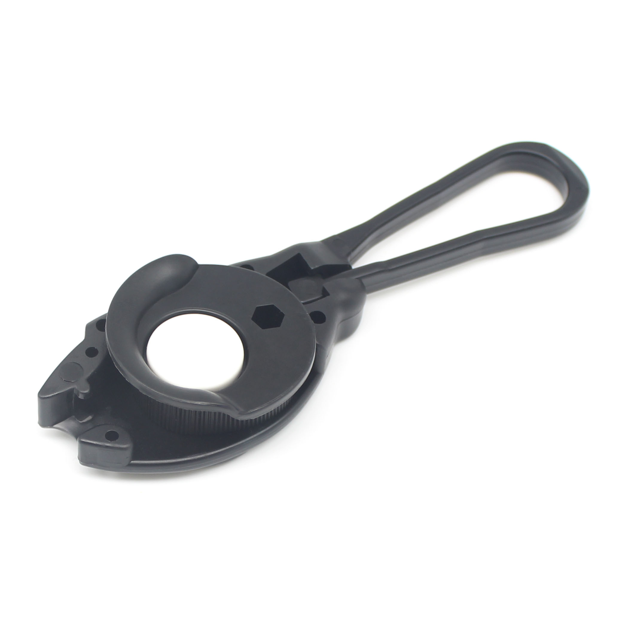 Efficiently Secure Fiber Optic Cables with O Type Fish Tension Metal Bracket Clamp