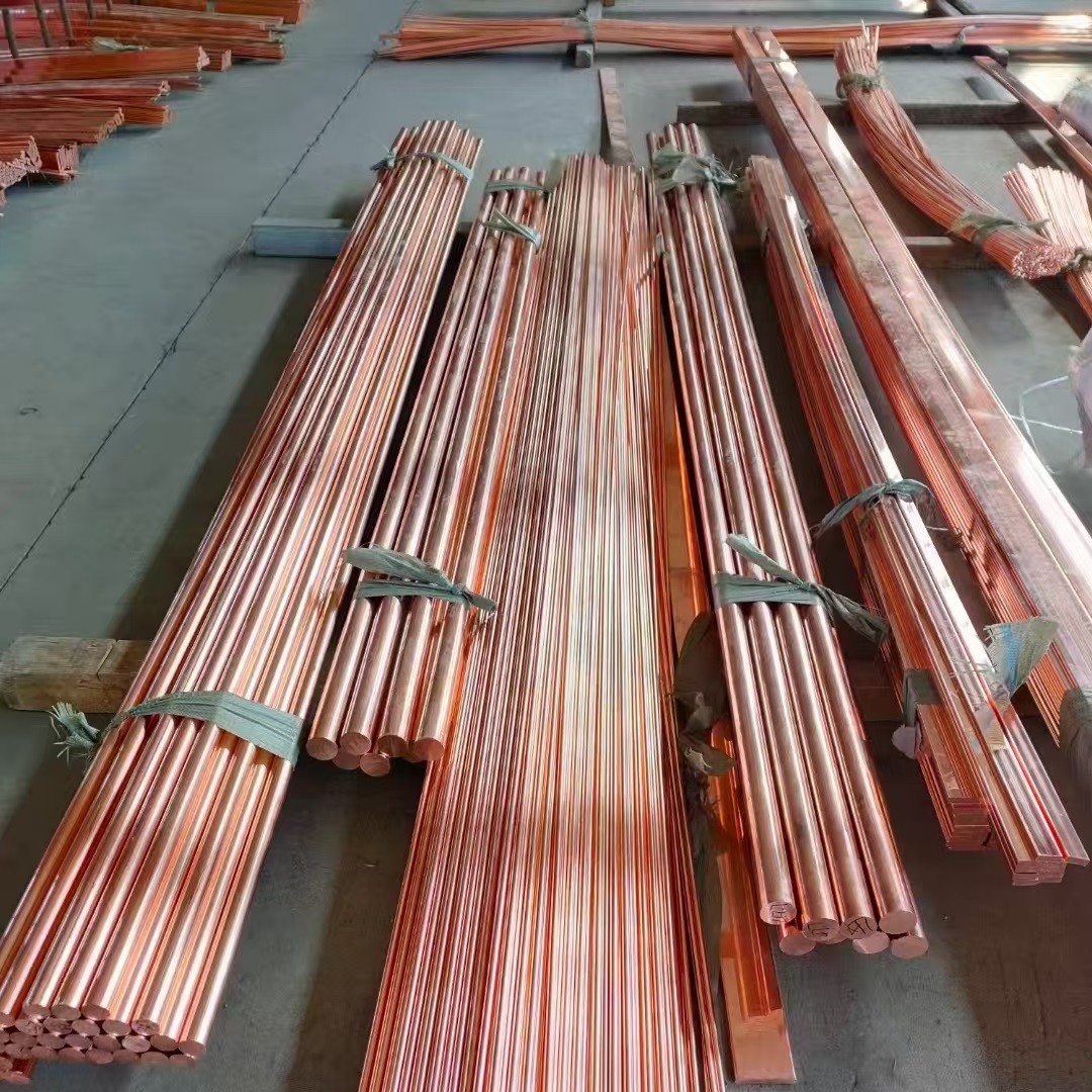 ASTM Standard Copper Flat Stock Smooth Surface Width 20 - 120mm Copper Electrode Plate
