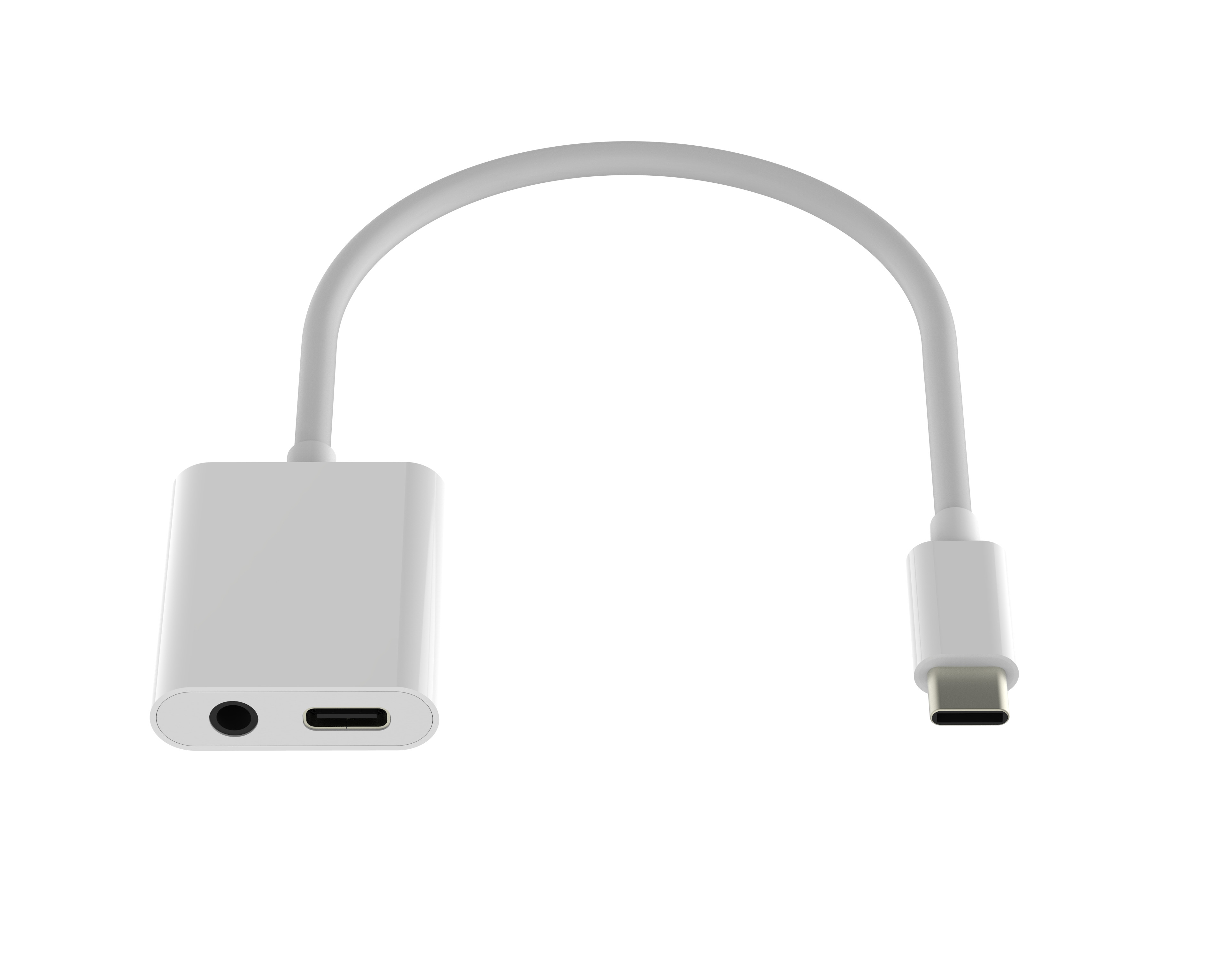 Aux Audio 0.15m USB Type C Adapters For MP4 Player ROHS Listed