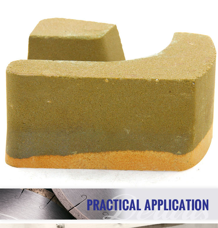 Magnesite Silicon Carbide Bonded Frankfurt Grinding Block for Marble Blasting Media