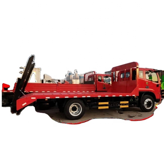 14060kg Gross Vehicle Weight Dongfeng 4X2 Flatbed Transport Truck with Euro 6 Emission