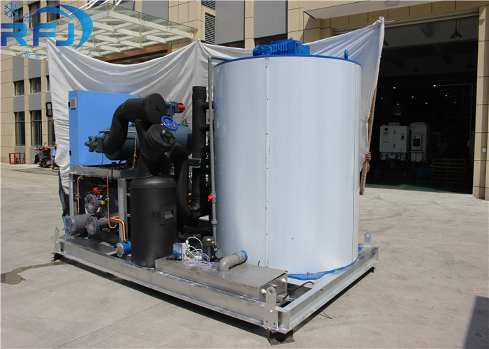 Capacity 3 Tons 14KW Block Ice Making Machine Air Cooling With Direct Freezer