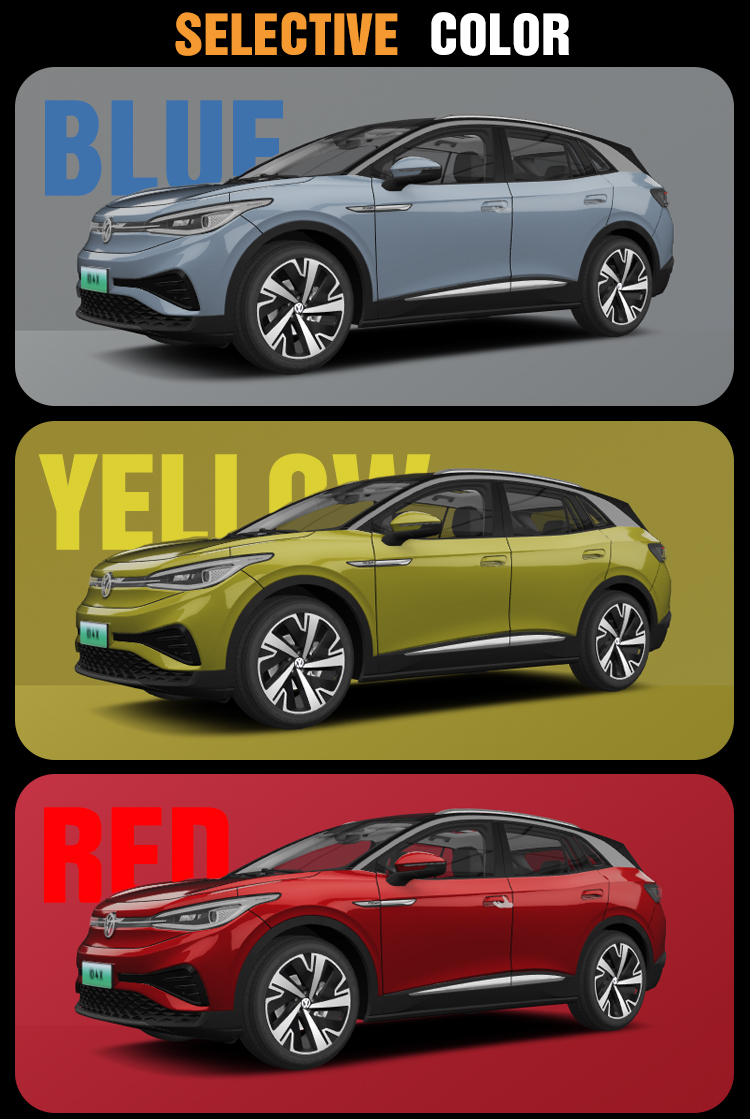 2023 2024 Id4 Prime Volk Swagen CLTC Pure Electric Mileage km 607 Pure Wisdom Edition Four Wheel Electric Vehicle Ev Suv