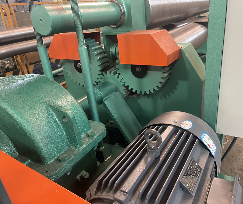 Carbon Steel Automatic Three Roller Plate Rolling Machine 12x2000mm